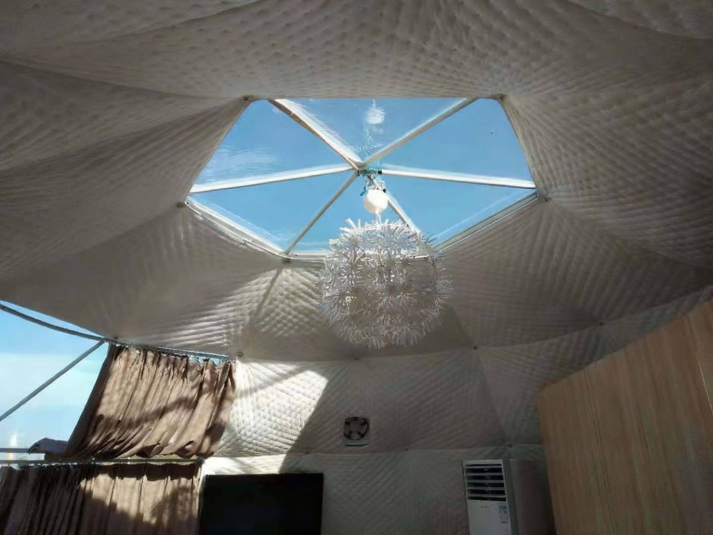 ：星空主题帐篷先驱者透明月球圆球大帐篷全场景覆盖新葡京娱乐TOP佛山好来居金属结构房屋有限公司(图1)