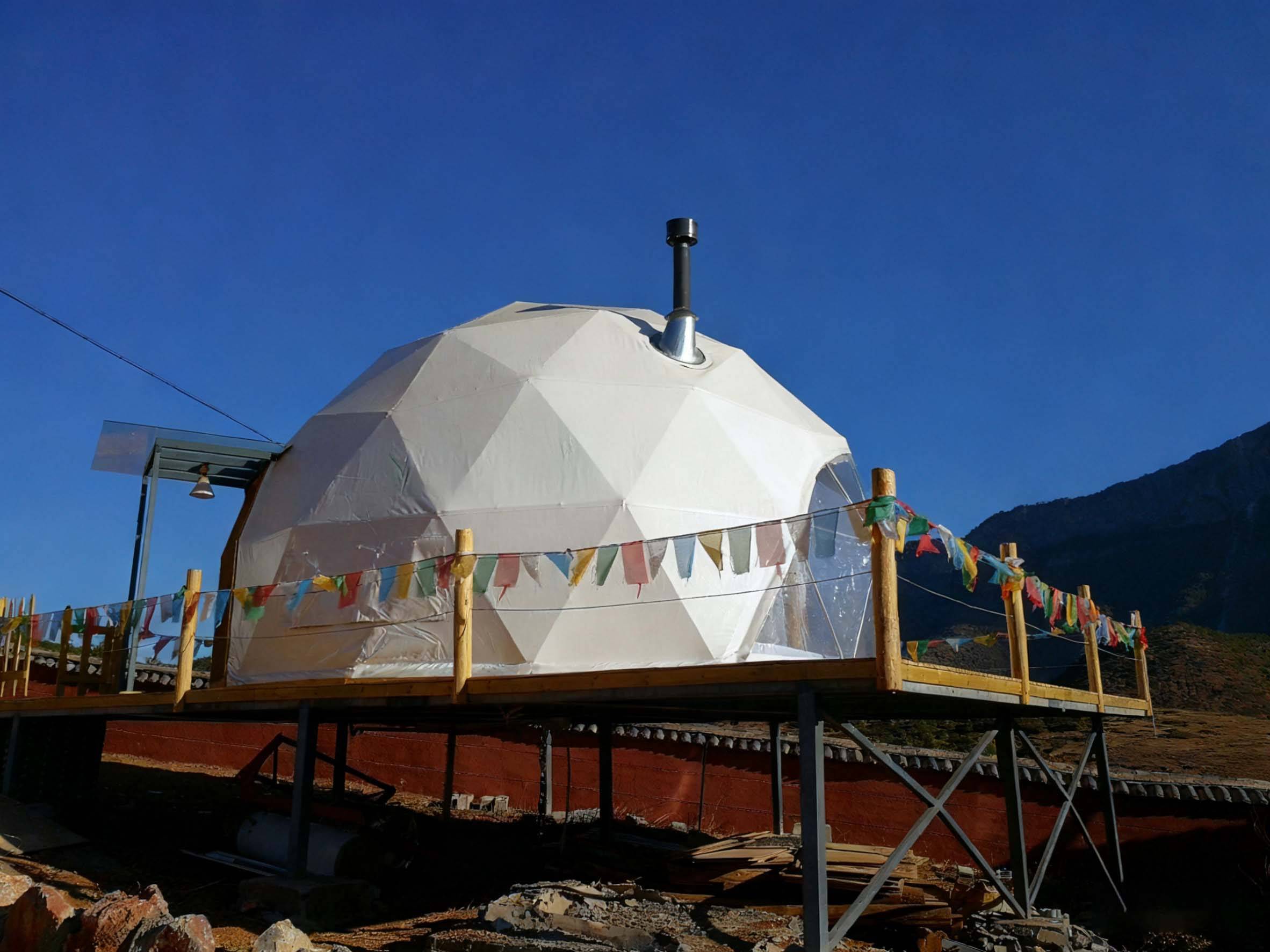 ：星空主题帐篷先驱者透明月球圆球大帐篷全场景覆盖新葡京娱乐TOP佛山好来居金属结构房屋有限公司(图2)